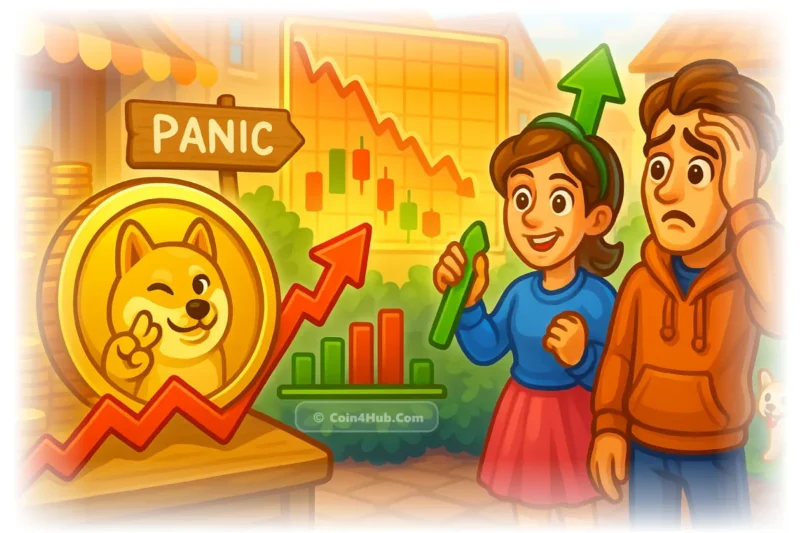 Dogecoin Stabilizes After Sharp Decline as Bulls Push Back