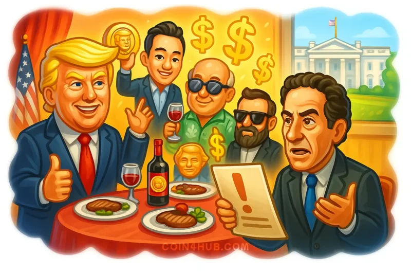 Democrat Raskin Questions Trump Memecoin Dinner Attendees