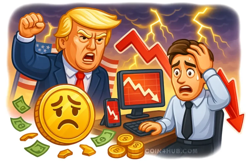 Trump’s Tariff Threats Trigger $300M Crypto Liquidations