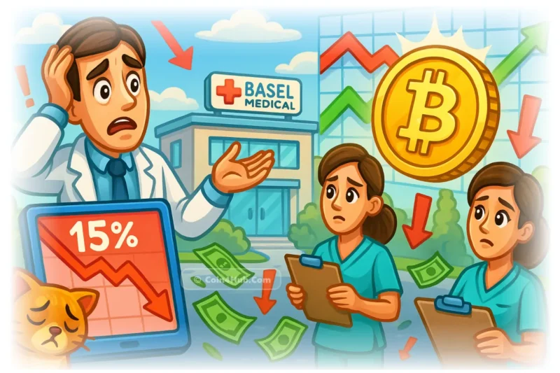 Basel Medical Shares Drop 15% After $1B Bitcoin Purchase Plan