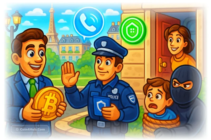 France Boosts Security for Crypto Entrepreneurs Amid Kidnapping Surge