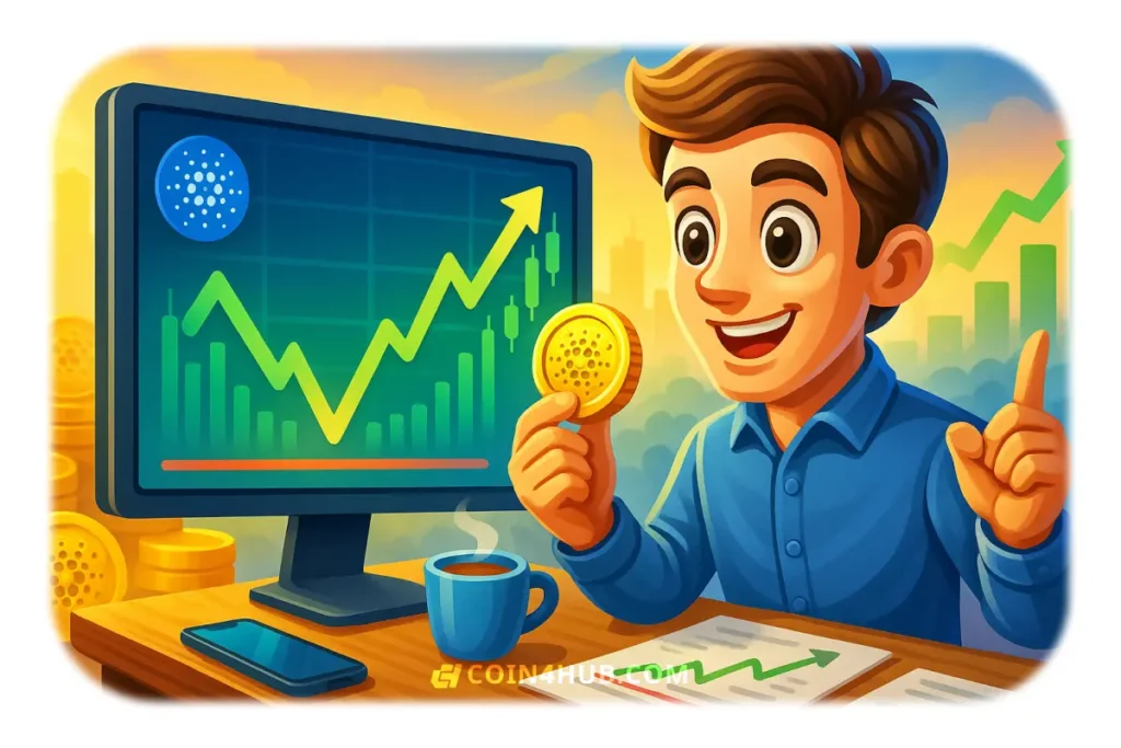 Cardano's V-Shaped Recovery: ADA Price Swings 4% Amid Support COIN4HUB Cardano's V-Shaped Recovery: ADA Price Swings 4% Amid Strong Support