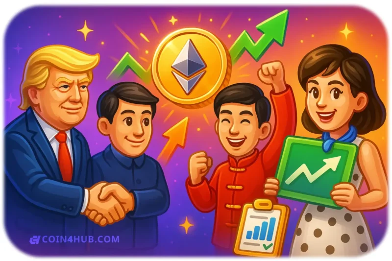 ETH Price Soars on Historic US-China Trade Deal and Low Inflation Data