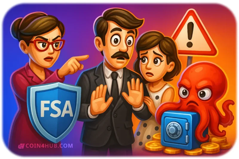 Japan’s Financial Watchdog FSA Issues Warning to Kraken
