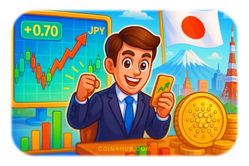 Japan Propels Cardano Trading Volume as ADA Tests $0.70