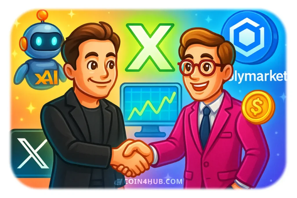 Polymarket Forms Strategic Partnership With Elon Musk's xAI COIN4HUB Polymarket Forms Strategic Partnership With Elon Musk's xAI