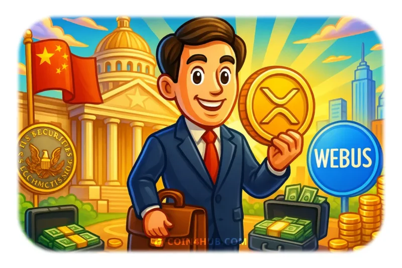 Webus Files With SEC to Build $300M XRP Strategic Reserve