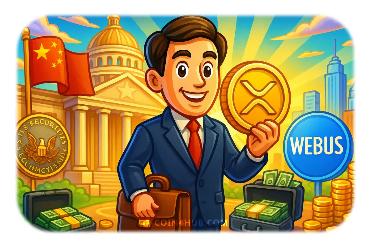 Webus Files With SEC to Build $300M XRP Strategic Reserve